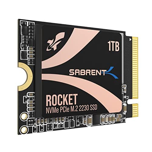 Image of SABRENT 2230 M.2 NVMe Gen 4 1TB SSD 4750MB/s Read PCIe 4.0 X4 Internal Solid State Drive Compatible with Steam Deck, surface pro, PCs, NUCs, and Laptops [SB-2130-1TB]