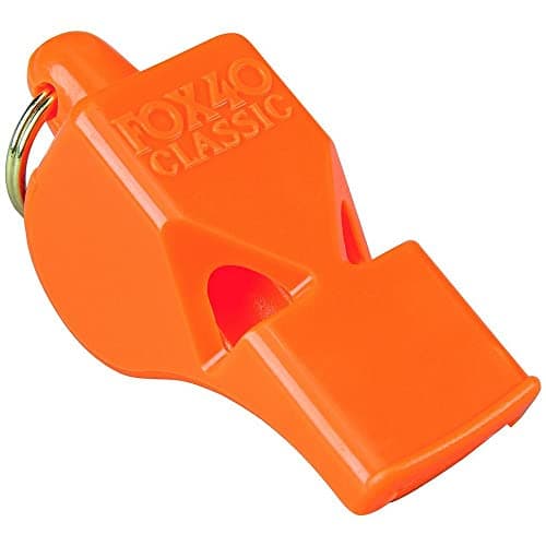Image of Fox 40 Classic Safety Whistle C/W Wrist-Lanyard Orange