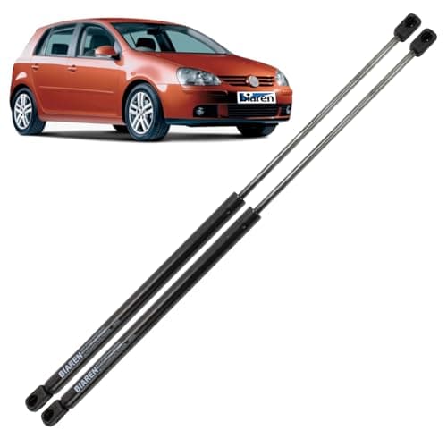 Image of BIAREN 2x Rear Tailgate Boot Gas Struts For Volkswagen VW Golf Mk5 V 2003-2009 Lift Support System 535 (N) 450 MM 1K6827550D 1K6827550E