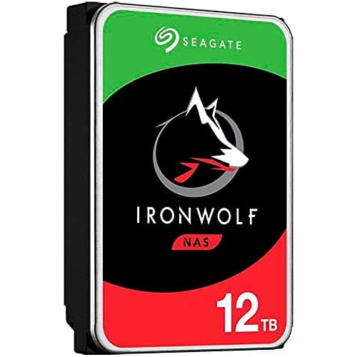 Image of Seagate IronWolf ST12000VN0008 - Hard drive - 12 TB - internal - 3.5" - SATA 6Gb/s - 7200 rpm - buffer: 256 MB Mechanical Hard Disk