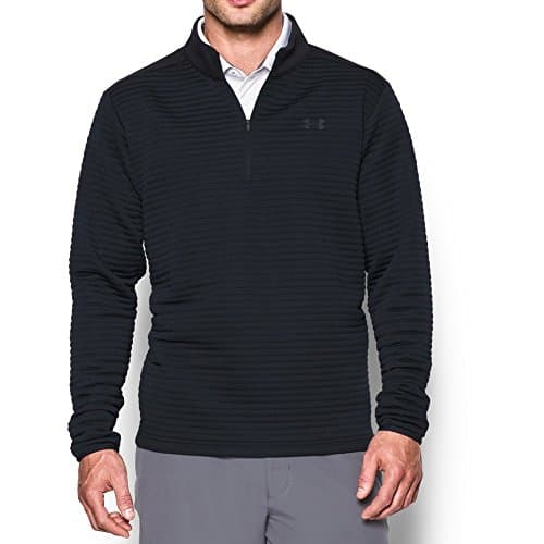 Image of Under Armour Men's UA Tips Daytona ¼ Zip Black/Black/Black