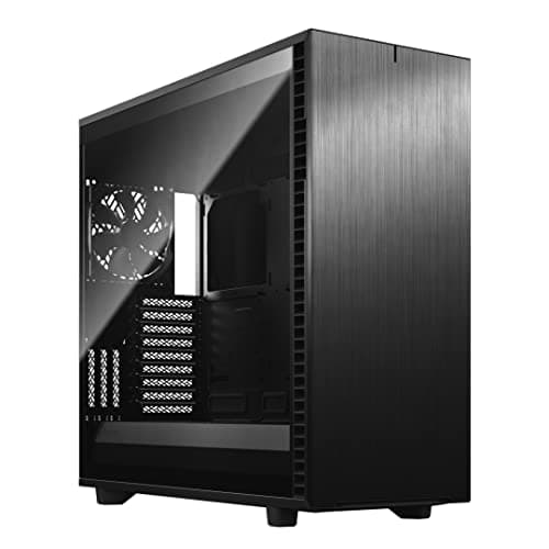 Image of Fractal Design Define 7 XL Black Brushed Aluminum/Steel E-ATX Silent Modular Dark Tinted Tempered Glass Window Full Tower Computer Case