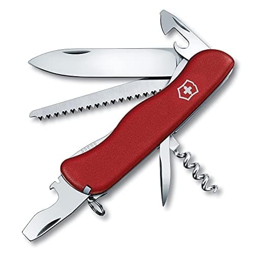 Image of Victorinox, Forester, Swiss Army Pocket Knife, Large, Multi Tool, Camping, 12 Functions, Blade, Can opener, Screwdriver 3 mm, Lockable Blade