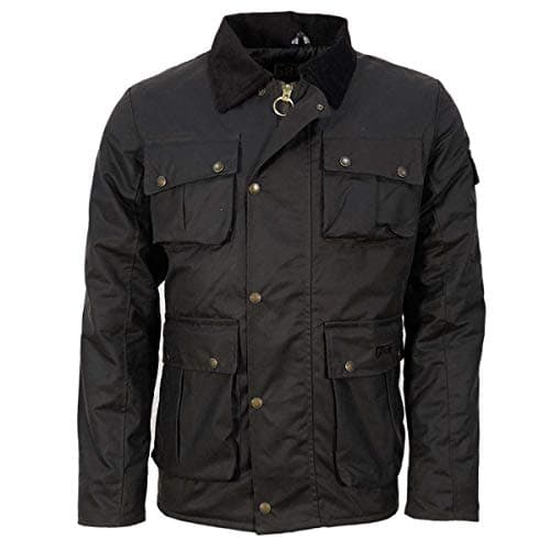 Image of Game Technical Apparel Mens Utilitas II Antique Wax Jacket with Diamond Quilted Lining (L, Brown - BRN)