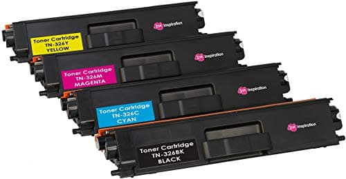 Image of Set of 4 Compatible TN326 Laser Toner Cartridges for Brother HL-L8250CDN HL-L8350CDW DCP-L8400CDN DCP-L8450CDW MFC-L8650CDW MFC-L8850CDW | Print Yield: 4,000 Pages (Black) & 3,500 Pages (Colours)