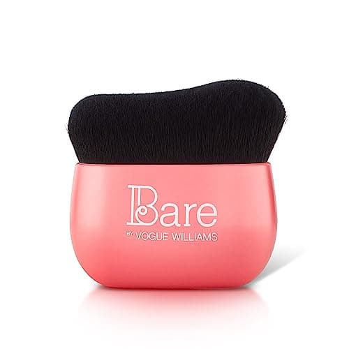 Image of Bare by Vogue Tanning Brush - Ultra-Soft Bristles for Smooth, Even Application - Face & Body Self Tan Brush - Perfect for Travel & On-the-Go Use