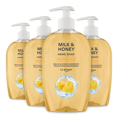 Image of by Amazon Milk & Honey Hand Soap, 4 x 500ml