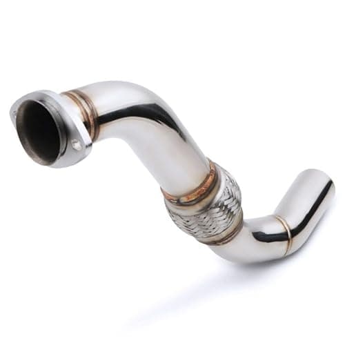 Image of 2.5" Exhaust Decat Downpipe Compatible With BMW 3 Series E46 330d M57 99-05 T304 Stainless Steel Performance Exhaust System Race Spec Decat