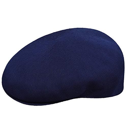 Image of Kangol Tropic 504 Flat Cap, Blue (Navy), Medium