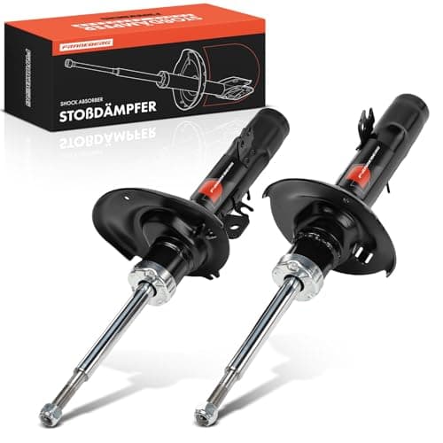Image of Frankberg 2x Shock Absorber Strut Front Left Right 422mm Gas pressure Compatible with C3 III SX C4 Cactus C3 III Van SX SY C4 Replace# 3338057,3338058