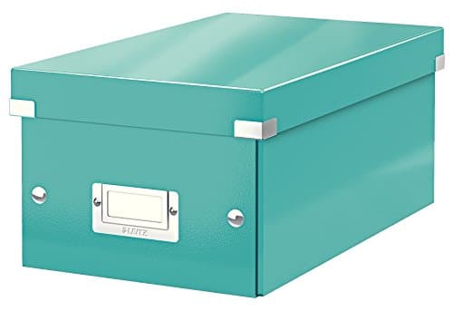 Image of Leitz DVD Storage Box, Ice Blue, Click and Store Range, 60420051