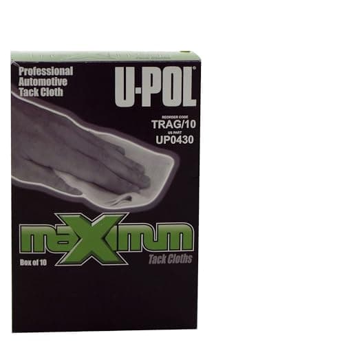 Image of U-POL Tack Cloths Pack of 10 x2 Rags Sticky Tak Rag Paint Body Shop Wipe Boxed TRAG