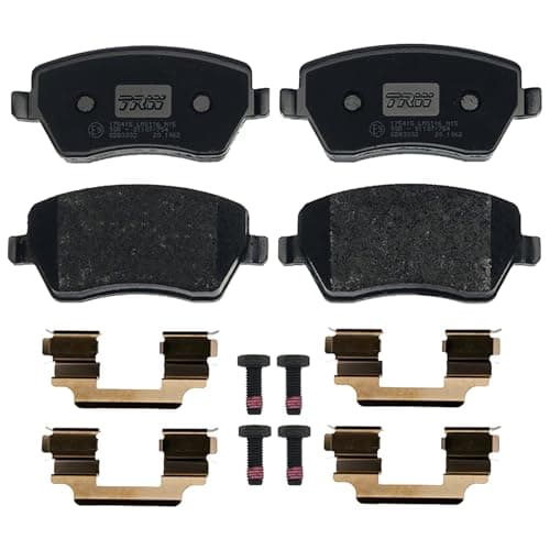 Image of TRW GDB3332 Brake Pad Set of 4 for Nissan March (K12) 2002-2010 Front Axle and other vehicles