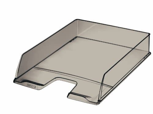 Image of Centra A4 Letter Tray - Smoked Transparent