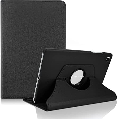 Image of World biz Case For Samsung Galaxy Tab A7 Lite 8.7 Inch 2021 Tablet SM-T220/T225/T227, 360 Degree Rotation Protective Stand Leather Cover, Auto Wake/Sleep Galaxy Tab A7 Lite 8.7'' (Black)