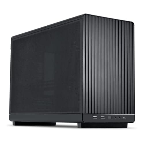 Image of Lian Li A3 mATX Compact Case - Black Micro-ATX Aluminium PC Case, Designed by DAN Cases, High Airflow Design, Water Cooling Compatible, USB 3.1 Type-C
