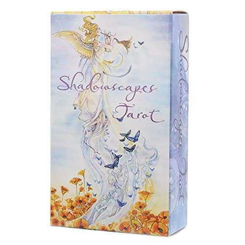 Image of Tarot Cards, Shadowscapes 78 Paper Cards English Portable Tarot Decks Light Weight Eco‑Friendly Fairy Tales Myths Folklore Fate Divination Card for Beginers Board Game Gift