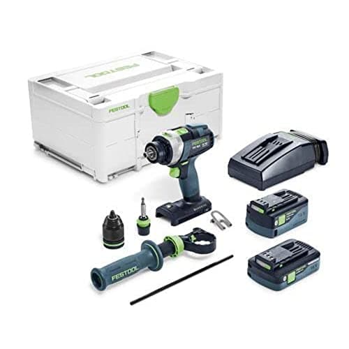 Image of Festool Cordless Percussion Drill TPC 18/4 5,0/4,0 I-Plus QUADRIVE