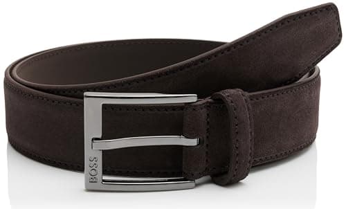 Image of BOSS Men's Belt, Dark Brown 201, 90