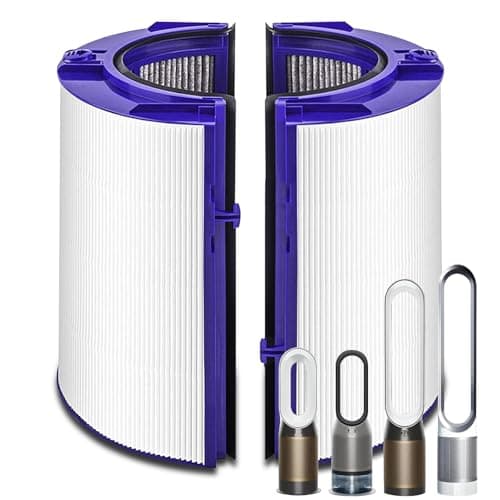 Image of Filter for Dyson Pures Hot+Cool HP1 PC1 PH01 PH02 DP04 HP04 HP4B TP04 TP4A HP06 TP06 HP07 TP07 TP7A HP09 TP09 HP10 TP10 HP11 TP11, 360° Glass HEPA + Carbon Air Purifier Filter