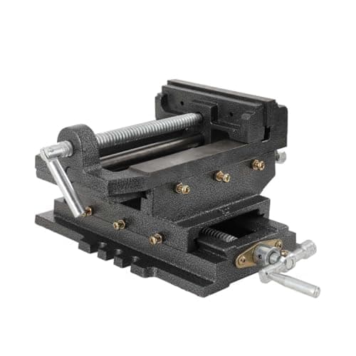 Image of TABODD 6IN Cross Slide Vise, 150mm 6 Inch Professional Precision Bench Drill Vice Clamp Metal Milling Vice Holder Tension Bench Mount Versatile