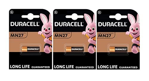 Image of 3 x Duracell MN27 27A A27 8LR732 (3 Blister Packs of 1 Battery) 3 Batteries