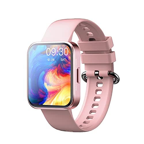 Image of MISIRUN Men's Women's Smart Watch, 1.71 Inch HD Smartwatch with 20+ Sports Modes/Pedometer/SpO2/Sleep/Heart Rate Monitor/Music Control/Message Alert, Waterproof IP68, Smart Watch for Android iOS
