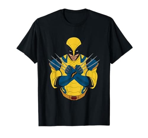 Image of Marvel Studios Deadpool & Wolverine X-Pose with Claws T-Shirt