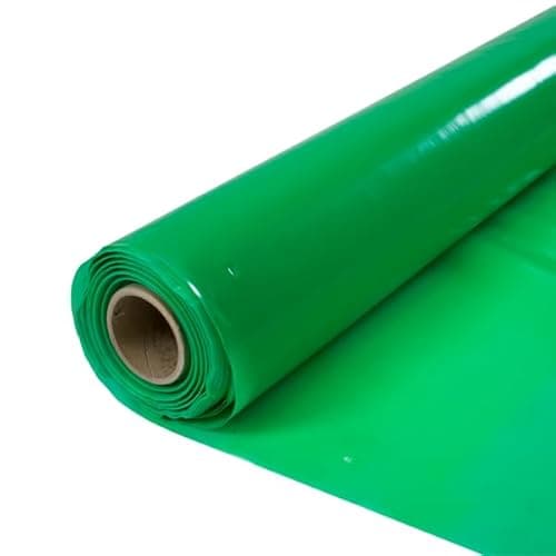 Image of Polythene Vapour Moisture Control Layer Barrier Sheet Green Tint 125mu 500ga Green 4m x 50m