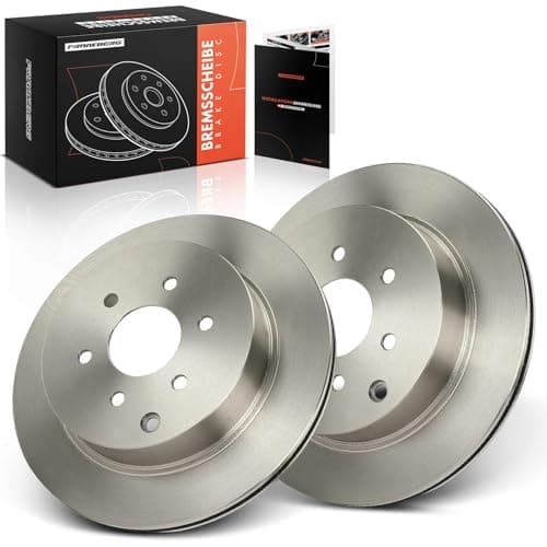 Image of Frankberg Brake Disc Set incl. 2x Discs Rear Vented Ø308mm Compatible with Pathfinder III R51 Pathfinder III Van R51 Replace# 43206EB300