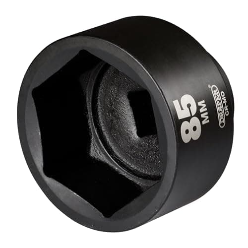 Image of Draper HI-TORQ Impact Socket, 1" Square Drive, 85mm - 08506-6-Point CR-MO Steel