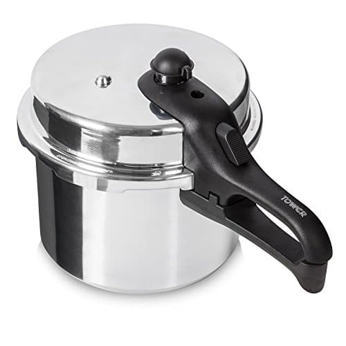 Image of Tower Hi Dome Aluminium Pressure Cooker, 6L, Silver