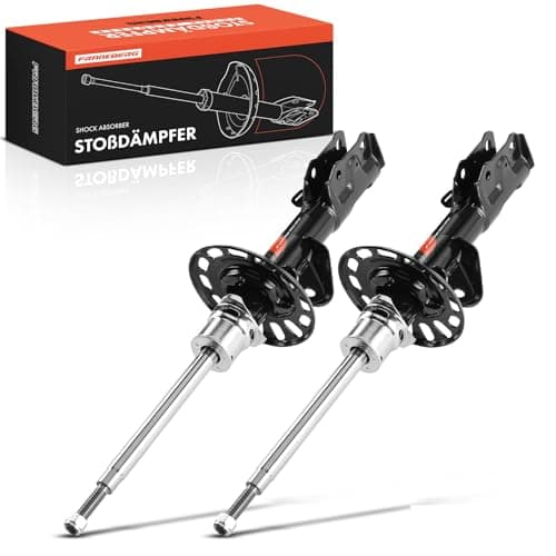 Image of Frankberg 2x Shock Absorber Strut Front Left Right 538mm Gas pressure Compatible with J.a.z.z II GD G.E2 G.E3 Replace# 333411,51606SAAJ51