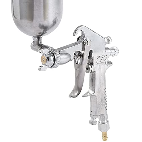 Image of Orazio HVLP Air Paint Spray Gun Gravity Feed 1.5mm Copper Nozzle 400CC Aluminium Cup Painting Sprayer for Car Auto Repair Furniture Fence Surface Coating 221411