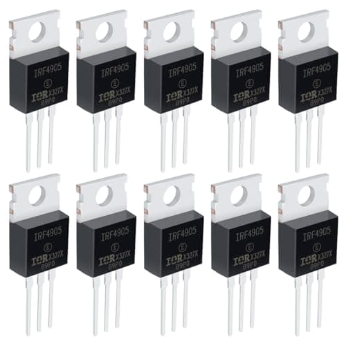 Image of Innfeeltech 10 Pcs MOSFET Transistors IRF4905 74A 55V Field Effect Tubes P-Channel To-220 Power MOSFET Feld Effect Transistor Rectifier