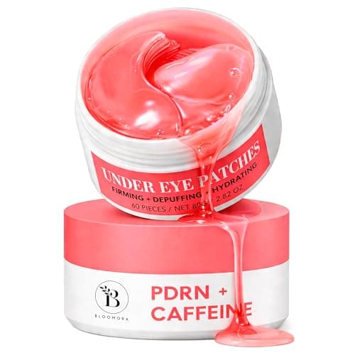 Image of PDRN, Caffeine & Collagen Under Eye Gel Patches, Under Eye Patches for Puffy Eyes & Dark Circles, Brightening & Hydration, Bridesmaid Gift (30 Pairs, 60 Pieces)