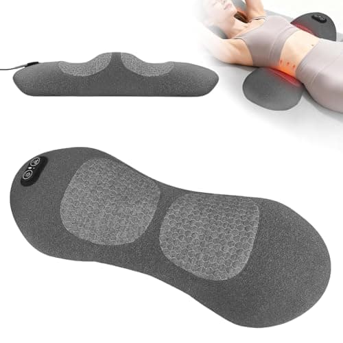 Image of 3 in 1 Back Massager, Massage Pillow with Ergonomic Support Cushion, Vibration & Heat for Shoulders, Back, Kneading Massage and Relaxation