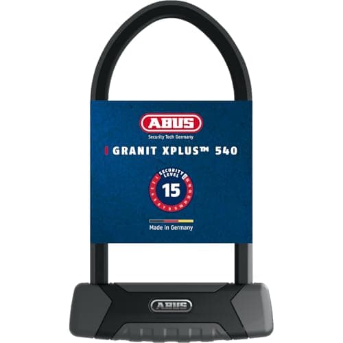 Image of ABUS U-lock Granit XPlus 540 - Bike lock with XPlus cylinder - security level 15 - Black/grey