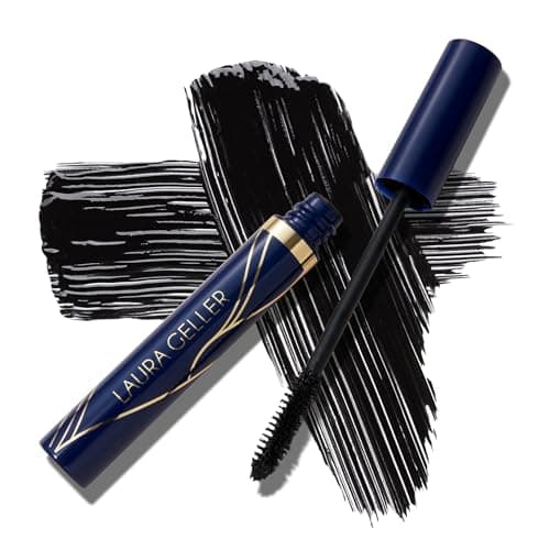 Image of LAURA GELLER Always There Lengthening Waterproof Mascara (Black) Smudge Proof for Longer, More Defined Lashes