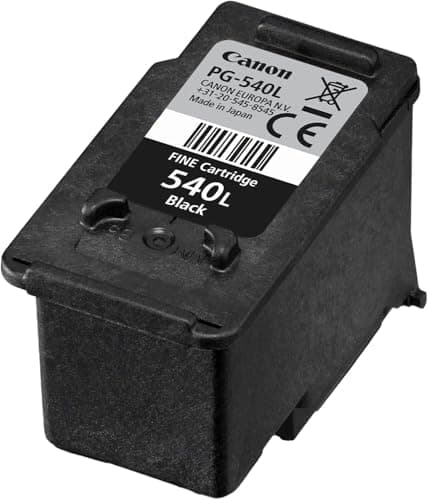 Image of Canon PG-540L Black Ink Cartridge - Ink For PIXMA MG2150 MG2250 MG3150 MG3250 MG3255 MG3550 MG3650 MG4150 MG4250 MX375 MX395 MX435 MX475 MX515 MX525 MX535 MX455 TS5150 TS5151 (No Retail Packaging)