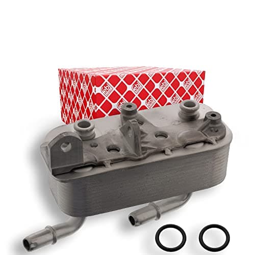 Image of febi bilstein 100132 Oil Cooler for automatic transmission, with seal rings, pack of one