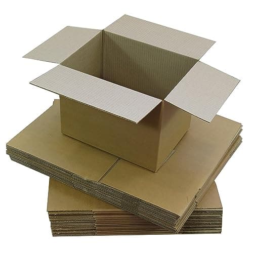 Image of Triplast 229 x 152 x 152mm Small Single Wall 9x6x6" Shipping Mailing Postal Gift Cuboid Cardboard Boxes (Pack of 25)