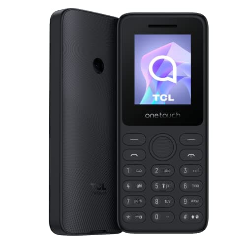 Image of TCL Onetouch 4021 - User-Friendly Mobile Phone, 4.6 cm (1.8 inch) 2G Display, Rear Camera, 4 MB RAM, 4 MB ROM, 1030 mAh Battery, Bluetooth, Dual SIM, 3.5 mm Audio Port, Torch Radio (Grey) (Renewed)