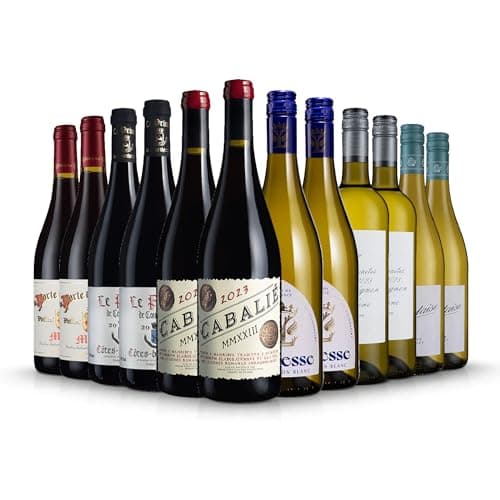 Image of Laithwaites Best of French Selection - Case of 12 Mixed Bottles, Red and White Wine Variety (75cl) - Includes Abbesse Sauvignon Blanc, Cabalié, La Porte des Princes Merlot & More