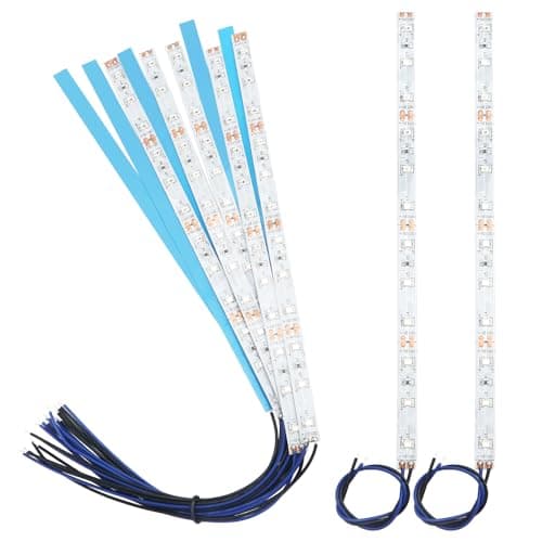 Image of YIXISI 10 PCS 200mm Prewired Strip LED Light, 12V - 18V, 2335 SMD LED, Blue