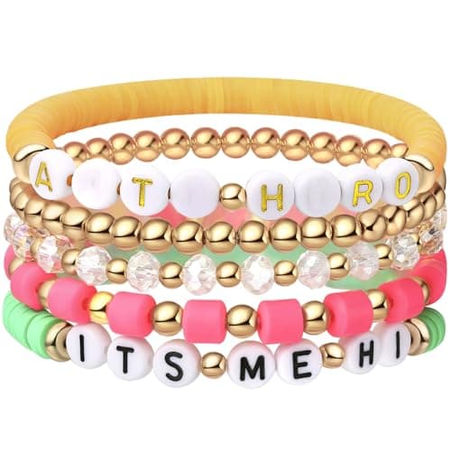 Image of RUIQUAN Inspired Bracelets Friendship Bracelets Gifts For Girls Boys Women Music Lover Fans(Itsmehi)