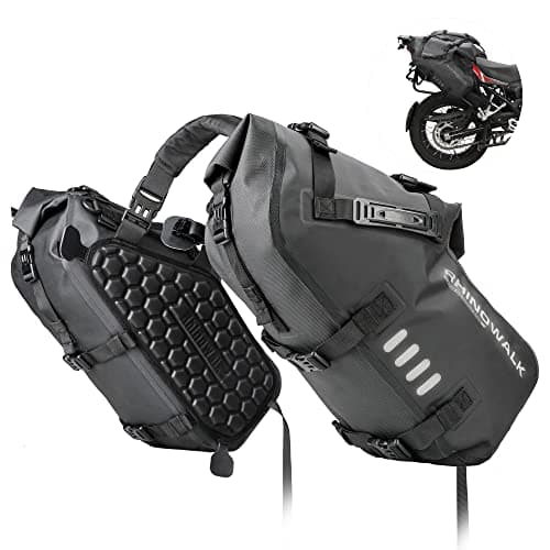 Image of Rhinowalk Motorcycle Saddle Bag Waterproof 28L (14L*2) Motor Saddlebags Side Bags Pannier Bag Trunk Motorcycle Accessory