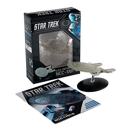 Image of EAGLEMOSS Ship Figure U.S.S Enterprise NCC-1701-D 13cm