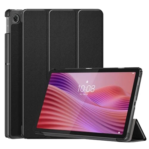 Image of ATOOZ Case for Lenovo Tab 10.1 inch 2025, With Auto Sleep/Wake Protective Cover for Lenovo Tab Tablet (Black)
