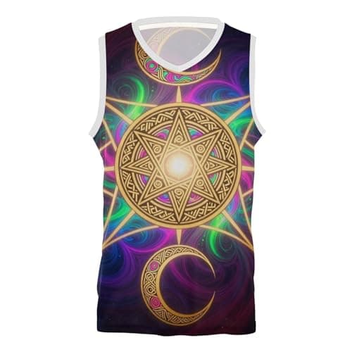 Image of Casual Basketball Jersey Premium Football Jerseys for Men and Women Apparel Triple Moon Goddess, Triple Moon Goddess, XS
